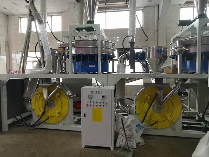 力久永磁電機在某廠塑料磨粉機上應(yīng)用